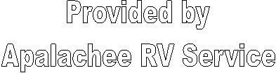 Provided by
Apalachee RV Service